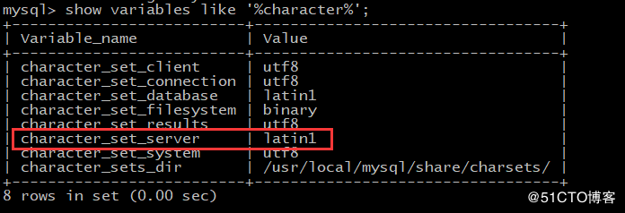 MySQL字符集选择